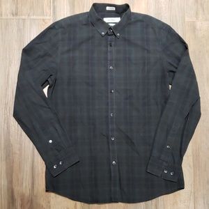 Calvin Klein Slim Fit Button Up Shirt Long Sleeve